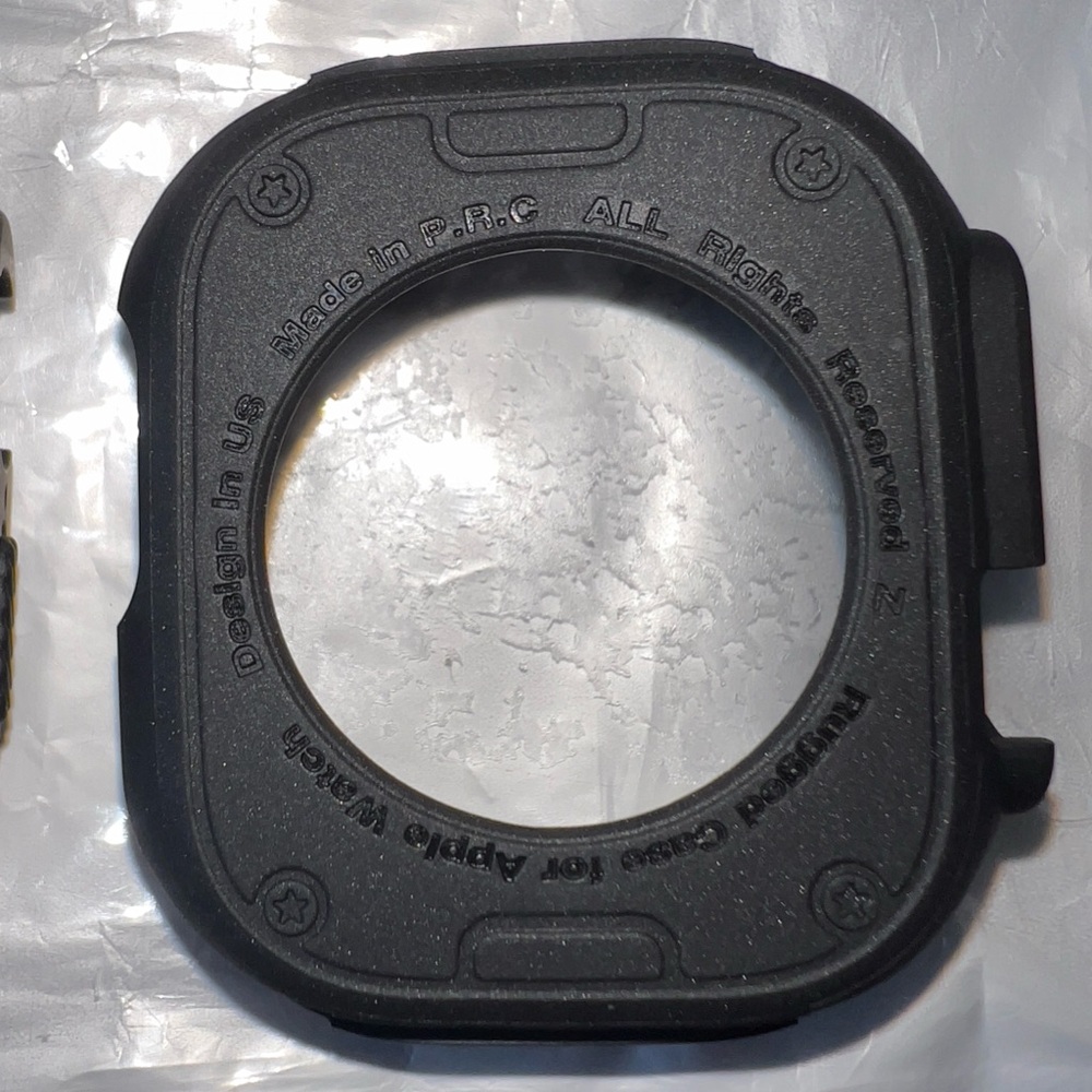 Apple Watch Ultra compatible tpu black case 49 mm (2 pack) NWOT. - Picture 7 of 7